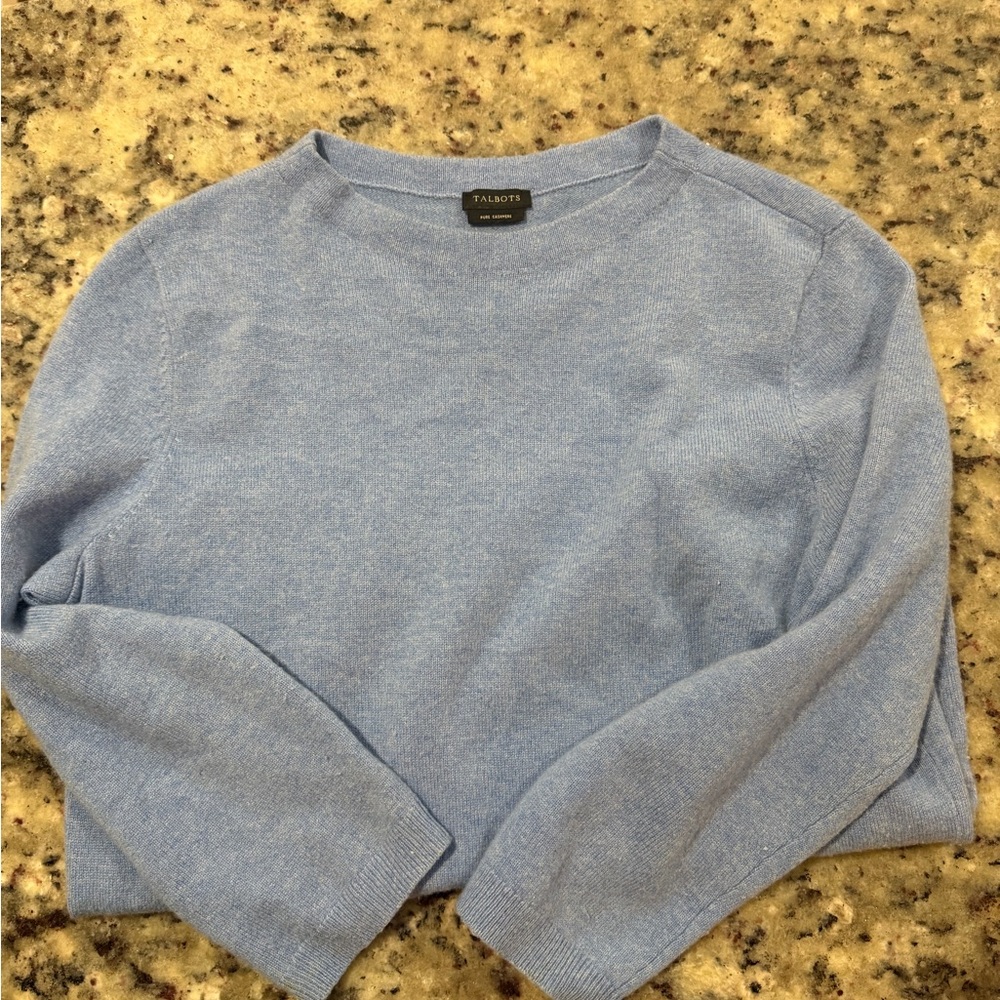 Talbots Sky Blue Crewneck Sweater
